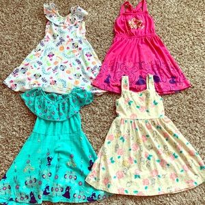 4 Disney dresses size 5 sell as bundle for $34